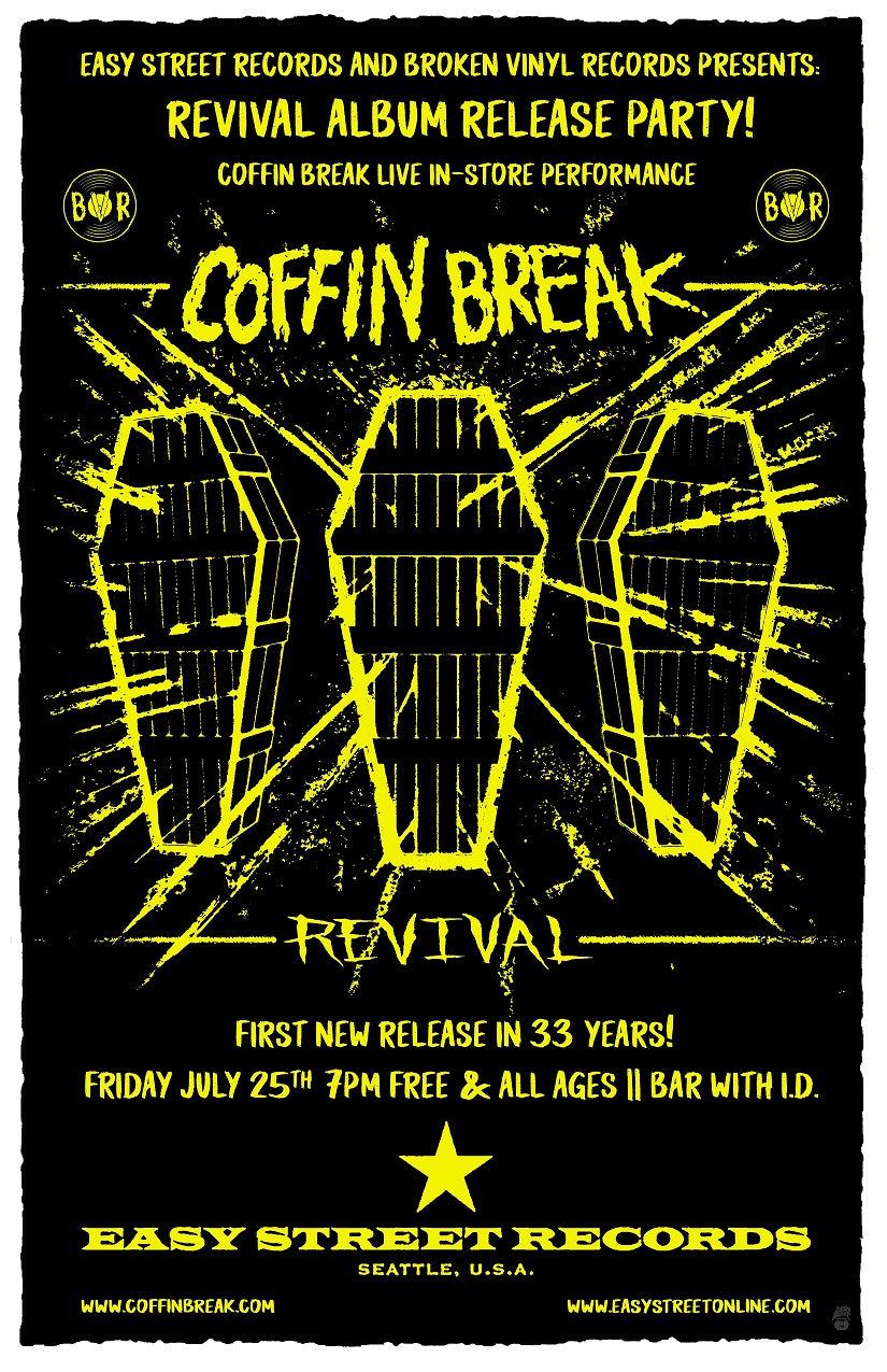 Coffin Break Live at Easy Street Show Poster